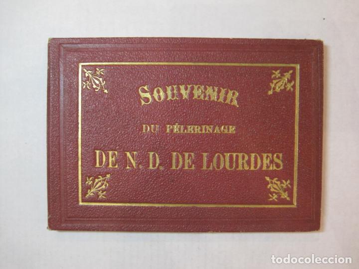 Fotograf&iacute;a antigua: SOUVENIR DU PELERINAGE DE N.D. DE LOURDES-ALBUM DE FOTOGRAFIAS-VER FOTOS-(K-4981)