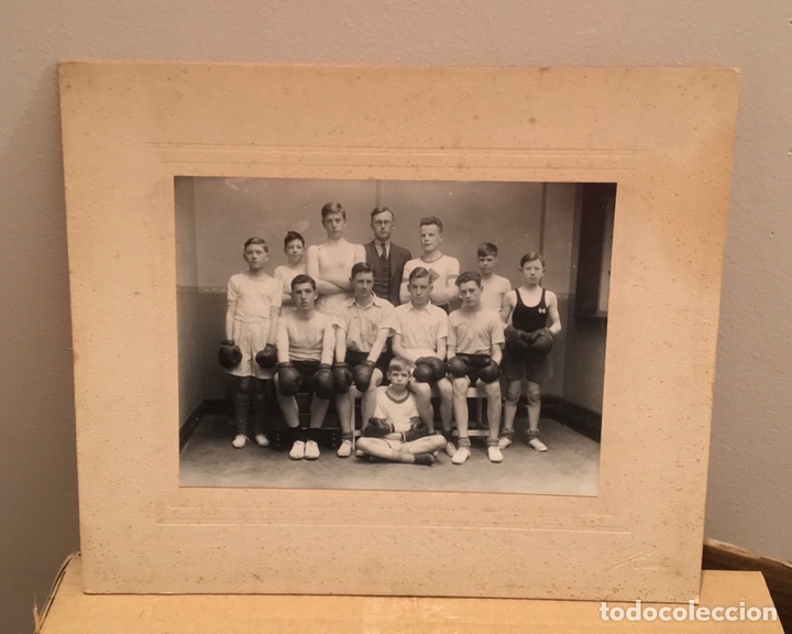 Fotograf&iacute;a antigua: FOTOGRAFIA ORIGINAL VINTAGE 1930s CLUB DE BOXEO UK