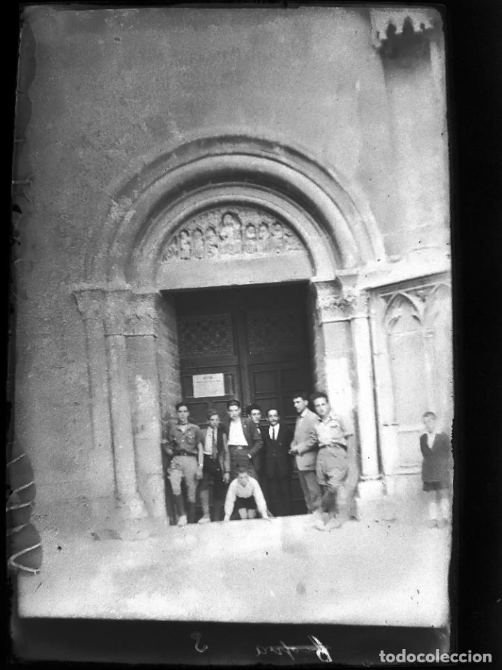 Fotografia antica: antiguo negativo o clich&eacute; de fotograf&iacute;a. zona Catalu&ntilde;a. Cristal. Antigua.