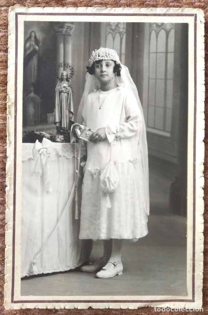 Antique Photography: NI&Ntilde;A VESTIDA DE COMUNION
