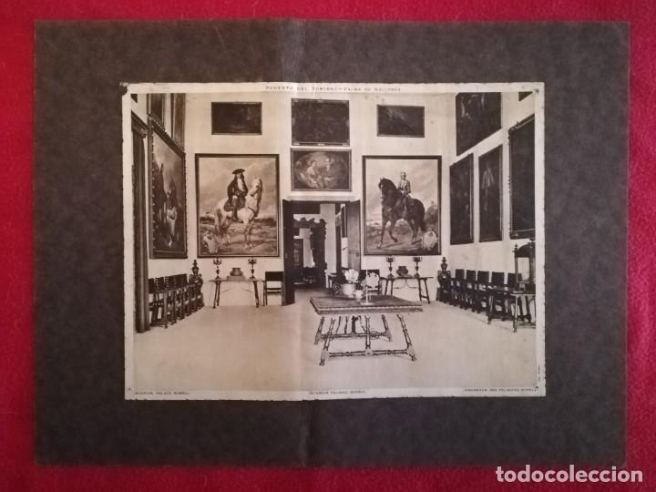 Fotograf&iacute;a antigua: INTERIOR PALACIO MORELL (CASAL SOLLERIC) - A&Ntilde;OS 60 ? - FOMETO TURISMO MALLORCA - PJRB