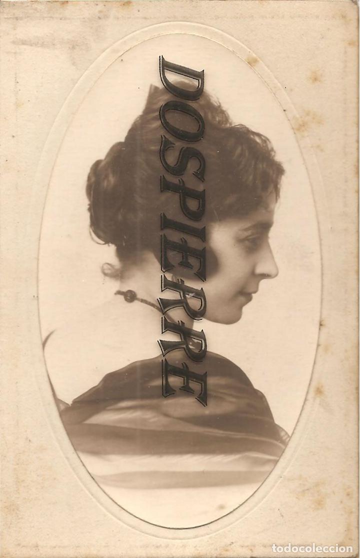 Fotograf&iacute;a antigua: ANTIGUA FOTO, HERMOSA MUJER, FOTO DE ESTUDIO, ORIGINAL, 7X13