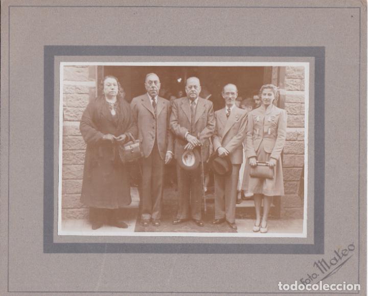 Fotografia antiga: ANTIGUA FOTOGRAFIA RECUERDO FAMILIAR &ndash; FOTO MATEO 25 OCTUBRE 1939