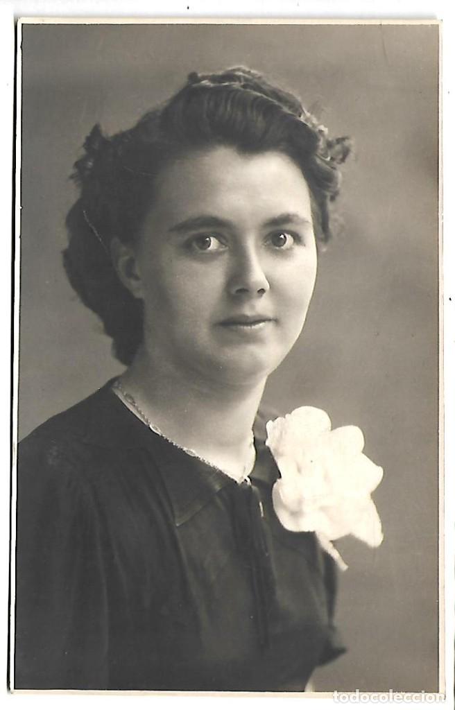 Fotografia antiga: ER- FOTOGRAFIA ANTIGUA - UNA DAMA -- FOTO - - - -