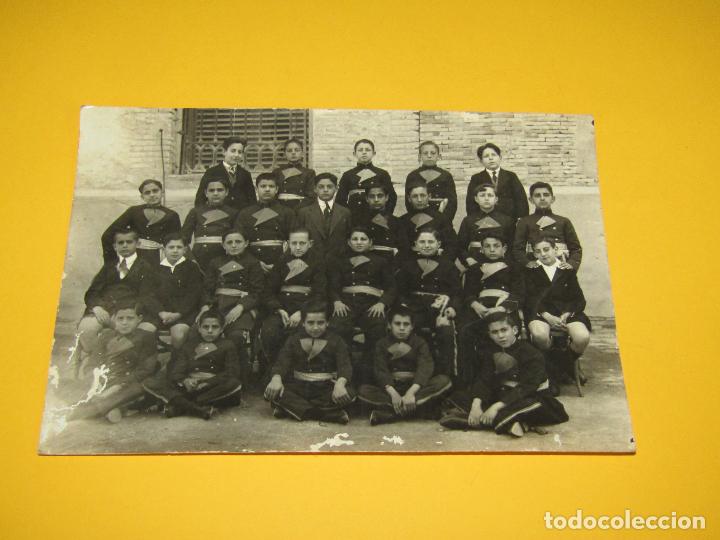 Fotograf&iacute;a antigua: Antigua Fotograf&iacute;a de Ni&ntilde;os Uniformados en BURRIANA
