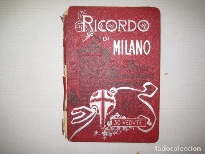 Fotograf&iacute;a antigua: ITALIA-MILAN-RICORDO DI MILANO-ALBUM CON 30 VISTAS ANTIGUAS-VER FOTOS-(K-5836)