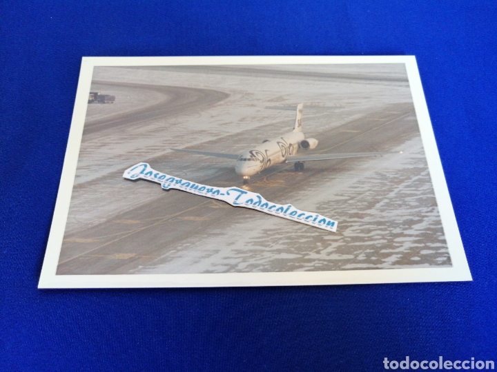 Alte Fotografie: AVION EN PISTA FOTOGRAFIA AEROPUERTO