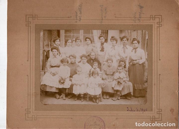 Fotograf&iacute;a antigua: Foto Sobre Cart&oacute;n. Julio 1904
