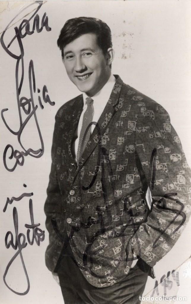 Fotograf&iacute;a antigua: Luis Aguil&eacute;. 1964. Dedicatoria - Foto 1