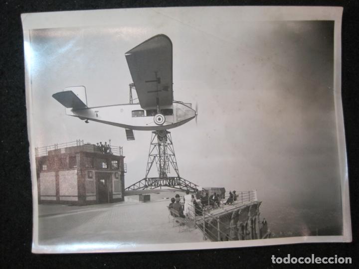Fotograf&iacute;a antigua: BARCELONA-TIBIDABO-AVION-FOTOGRAFIA ANTIGUA-VER FOTOS-(K-5935)