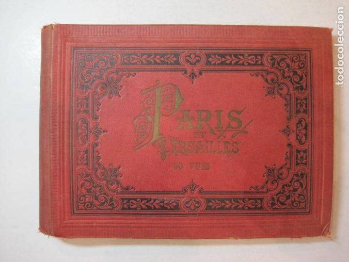Fotograf&iacute;a antigua: PARIS ET VERSAILLES-ALBUM ANTIGUO CON 50 VISTAS-VER FOTOS-(K-5970)