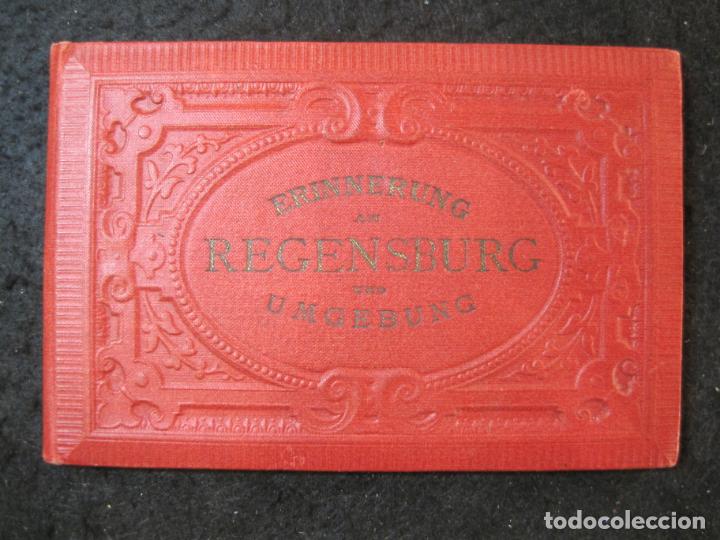 Fotograf&iacute;a antigua: ERINNERUNG-REGENSBURG-UMGEBUNG-LIBRITO CON FOTOTIPIAS ANTIGUAS-VER FOTOS-(90.936)