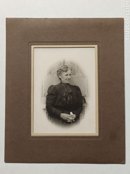 Fotograf&iacute;a antigua: RETRATO DE ISIDRA DE IRIARTE - PPIOS S.XX - 18X15,5CM