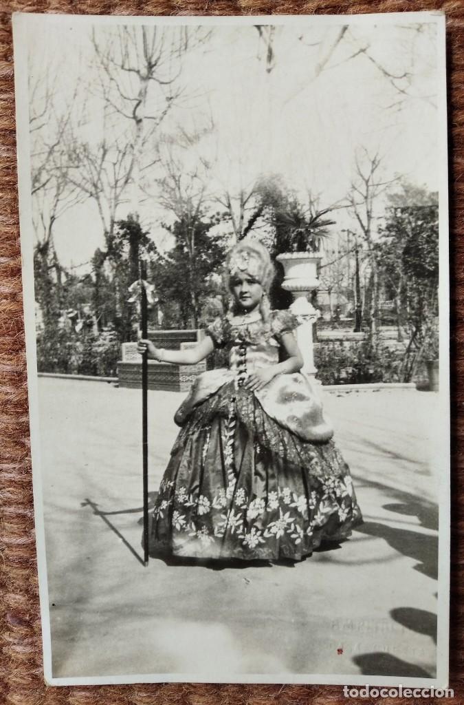 Fotografia antiga: NI&Ntilde;A CON VESTIDO CLASICO
