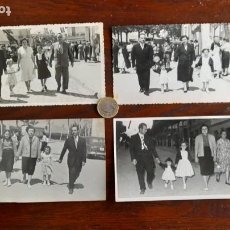 Fotografía antigua: UN RETRATO FAMILIA PASEANDO FIESTA MAYOR DE SAN BAUDILIO DE LLOBREGAT 1953 SANT BOI 4 FOTOS A ELEGIR