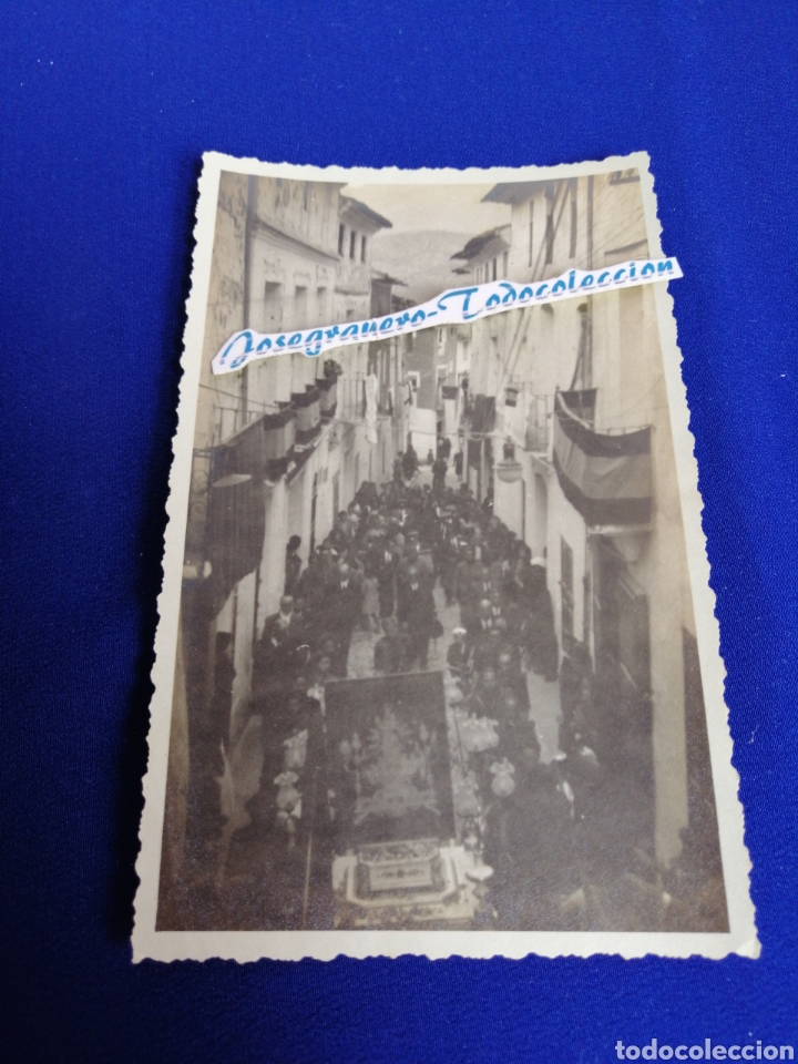 Fotografia antiga: GUERRA CIVIL ESPA&Ntilde;OLA PROCESION(PUEBLO DE VALENCIA) FOTOGRAFIA CON SELLO FOTOGR&Aacute;FICO N&ordm; 3