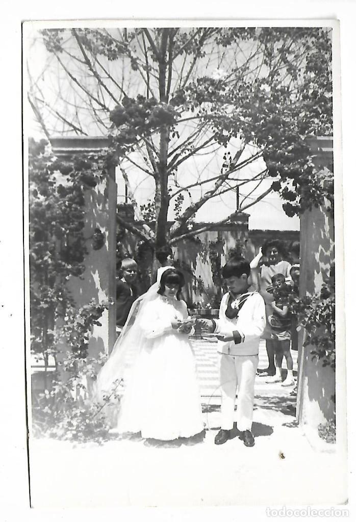 Antique Photography: ER- FOTOGRAF&Iacute;A ANTIGUA DE DOS NI&Ntilde;OS CELEBRANDO SU COMUNI&Oacute;N - FOTO-VALENCIA-MADRID