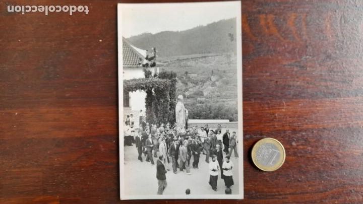 Antique Photography: Retrato tarjeta postal procesi&oacute;n popular de Sant Marti, Torrelles de Llobregat mediados XX