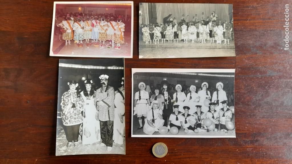 Fotograf&iacute;a antigua: Un retrato comparsa Falleras carnaval del Rugby Sant Boi de Llobregat Ateneu 4 a elegir