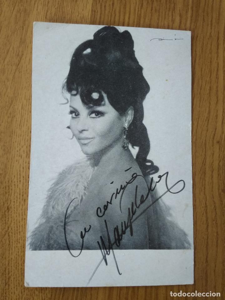 Fotograf&iacute;a antigua: FOTO DEDICADA DE MARUJITA DIAZ
