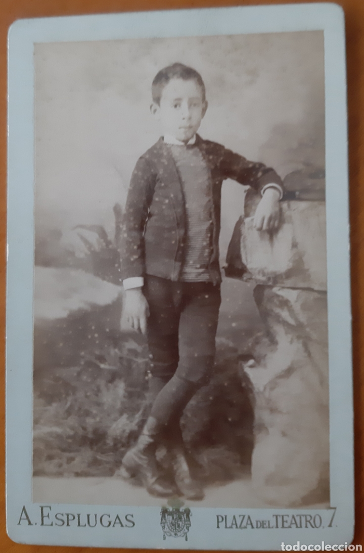 Fotograf&iacute;a antigua: Fotograf&iacute;a A. Esplugas. Madrid CDV - Foto 1