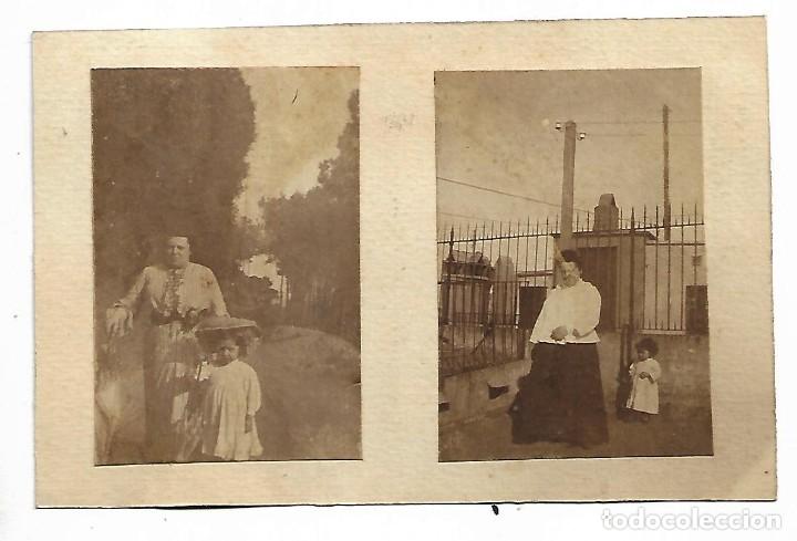 Alte Fotografie: ER-3 FOTOGRAF&Iacute;AS EN UNA ANTIGUAS- MADRE E HIJA Y UNA DAMA