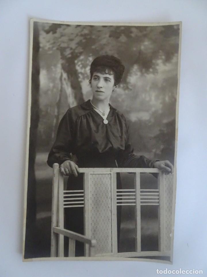 Fotografia antica: ANTIGUA FOTOGRAF&Iacute;A DE ESTUDIO, CHICA JOVEN, VER FOTOS