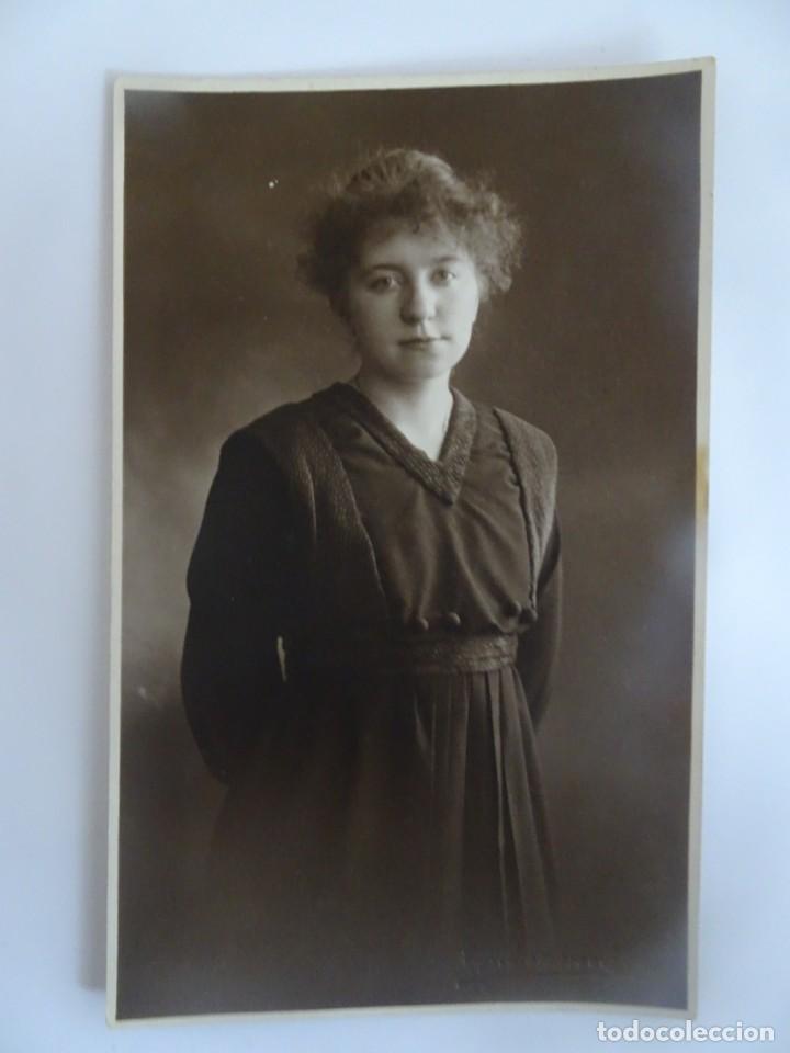 Fotograf&iacute;a antigua: ANTIGUA POSTAL FOTOGR&Aacute;FICA DE ESTUDIO, CHICA JOVEN, VER FOTOS