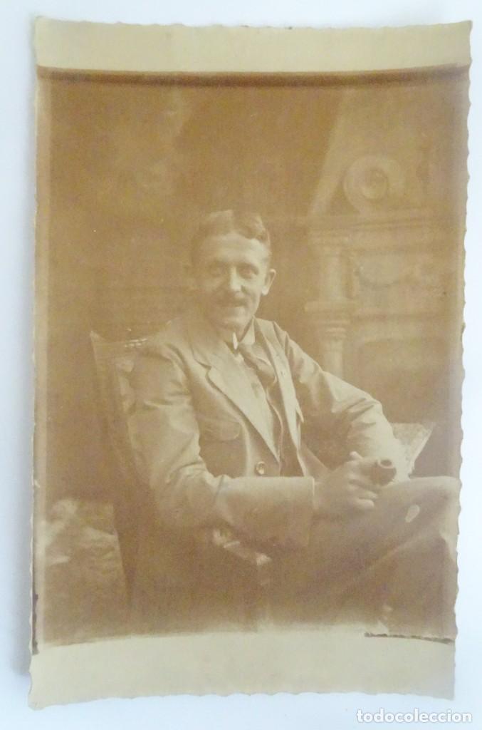 Fotograf&iacute;a antigua: ANTIGUA FOTOGRAF&Iacute;A DE ESTUDIO, HOMBRE, TRAJE DE &Eacute;POCA, VER FOTOS