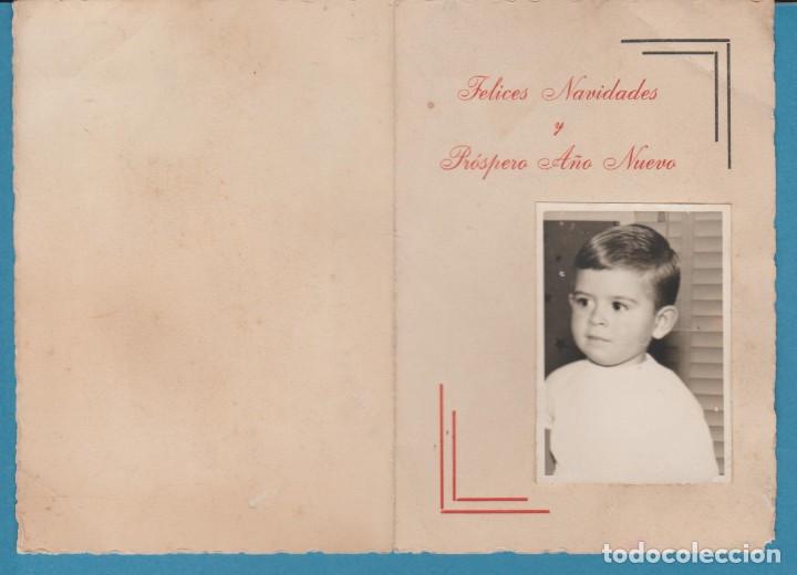 Fotografia antica: FOTOGRAF&Iacute;A, FELICITACI&Oacute;N DE NAVIDAD FAMILIAR. A&Ntilde;OS 60.