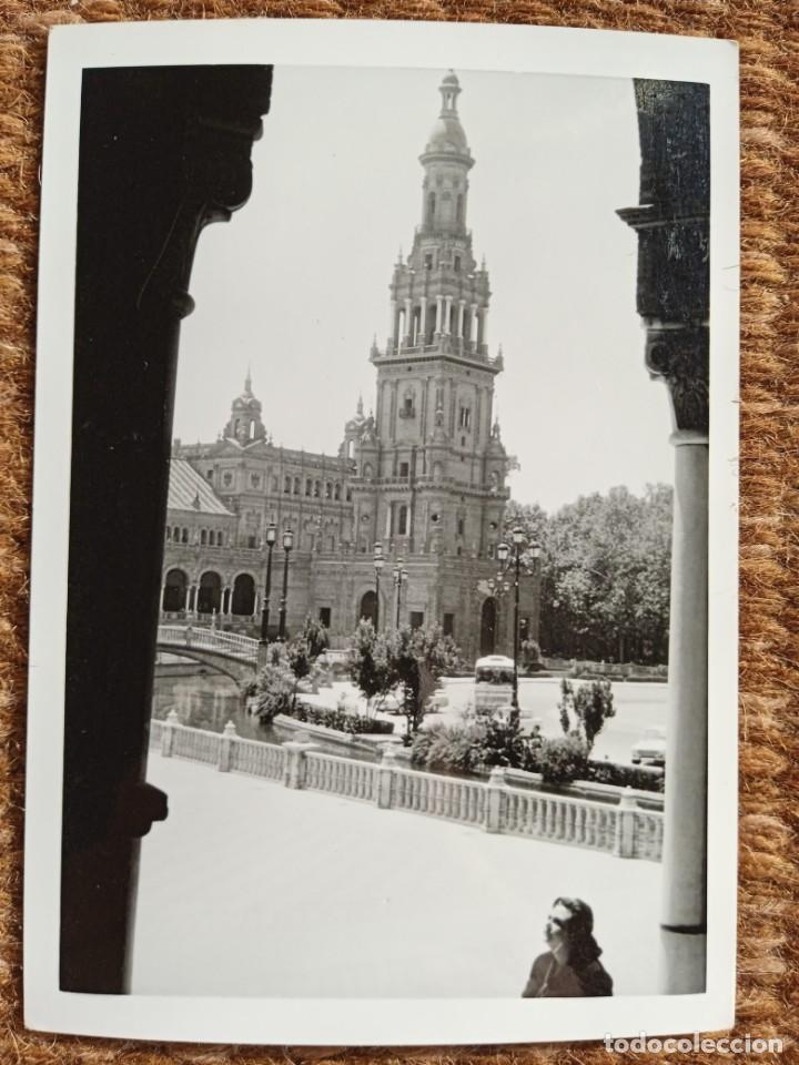 Fotograf&iacute;a antigua: SEVILLA - PLAZA DE ESPA&Ntilde;A - Foto 1
