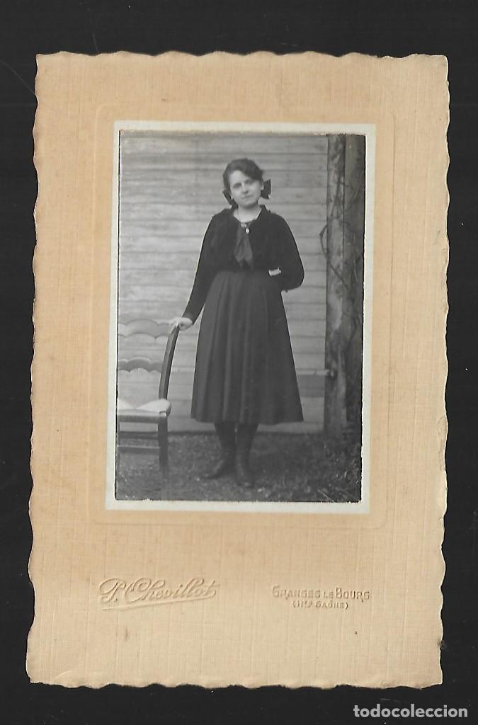Antique Photography: E15- FOTOGRAF&Iacute;A ANTIGUA - UNA DAMA -FOTO - CHEVILLOT -