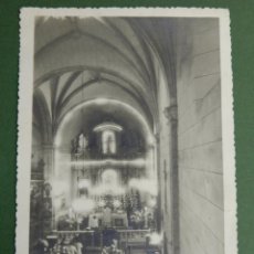 Fotografía antigua: FOTO INTERIOR Y ALTAR DE LA IGLESIA DE LA CONSOLACIÓN DE SANTANDER - ESTUDIO VALLINA, 1960