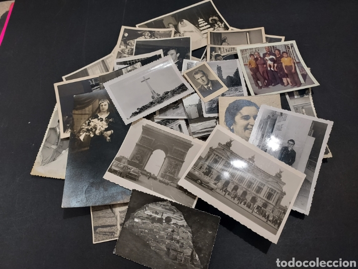 Lote De 50 Antiguas Fotografias En Blanco Y Neg - Comprar Fotografía ...