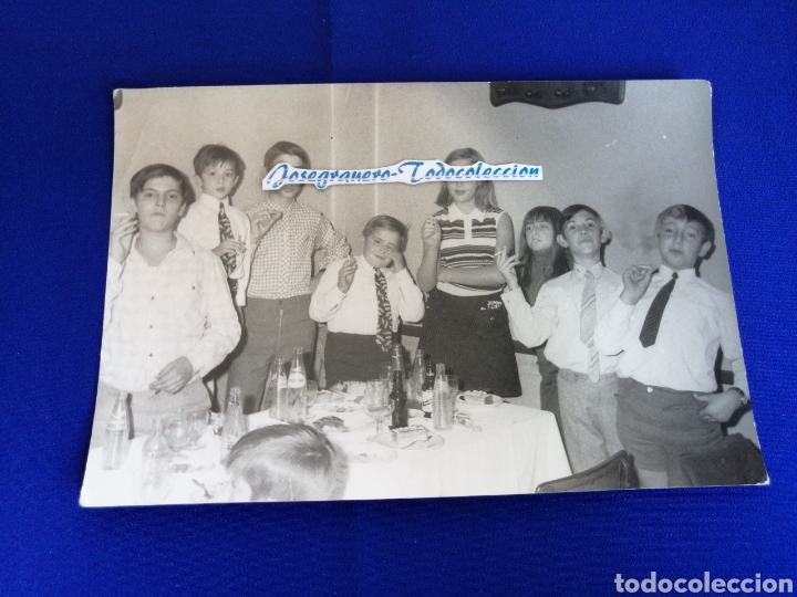 Fotografia antiga: NI&Ntilde;OS FUMANDO MODELOS FOTOGRAF&Iacute;A ANTIGUA