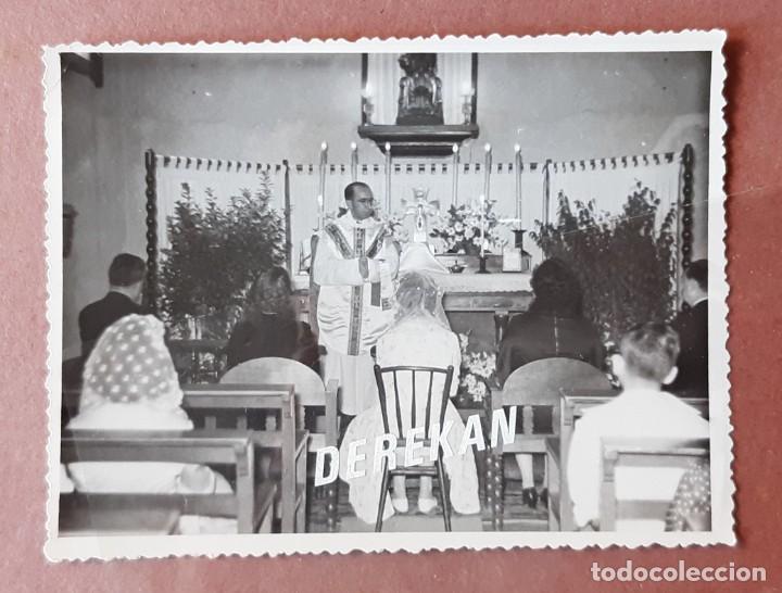Fotograf&iacute;a antigua: ANTIGUA FOTOGRAF&Iacute;A CEREMONIA DE INGRESO. NOVICIA. A&Ntilde;OS 50.