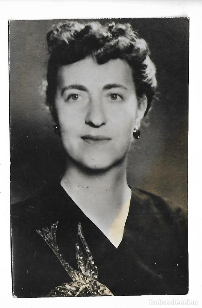 Alte Fotografie: 330-FOTOGRAF&Iacute;A ANTIGUA- UNA DAMA (VERA MICHELES DEAN ) POLITOLOGA RUSO - EST.UNIDENSE