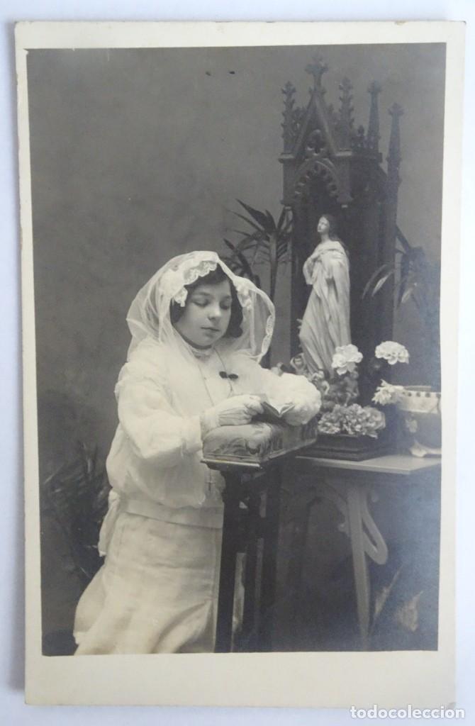 Antique Photography: ANTIGUA FOTOGRAF&Iacute;A ESTUDIO, NI&Ntilde;A COMUNI&Oacute;N, NYSSEN BADALONA , VER FOTOS