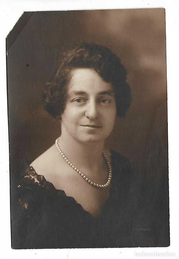 Alte Fotografie: 330-FOTOGRAF&Iacute;A ANTIGUA DE - UNA DAMA - FOTO - - - -