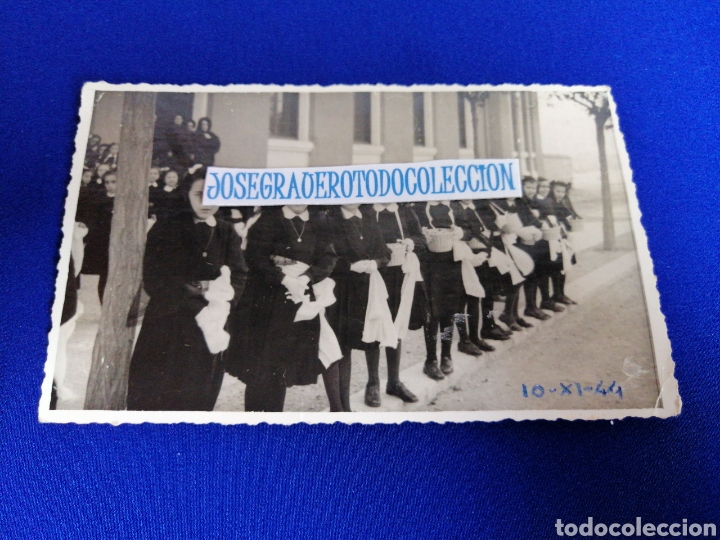 Fotografia antiga: COLEGIO NI&Ntilde;AS A&Ntilde;O 1944 FOTOGRAF&Iacute;A ANTIGUA