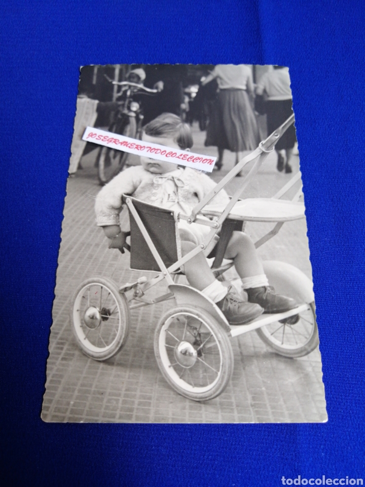 Antique Photography: CARRITO CON BEB&Eacute; FOTOGRAF&Iacute;A ANTIGUA CON SELLO FOT&Oacute;GRAFO MARRUECOS