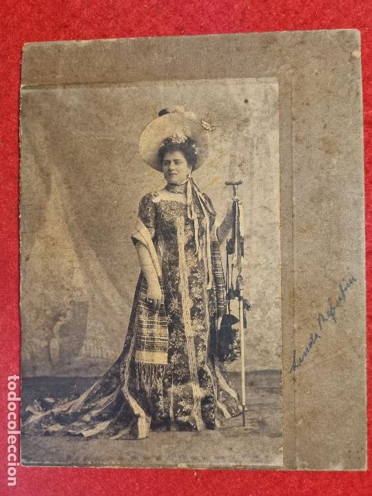 Fotograf&iacute;a antigua: FOTO LINDA REBUFINI A SALVADOR CARBONELL PUIG GRUP CATALANISTA SANTIAGO CUBA ORIGINAL CAT2