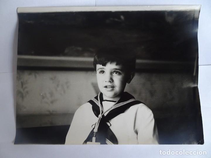 Alte Fotografie: ANTIGUA FOTOGRAF&Iacute;A , NI&Ntilde;O CON TRAJE DE COMUNI&Oacute;N, VER FOTOS
