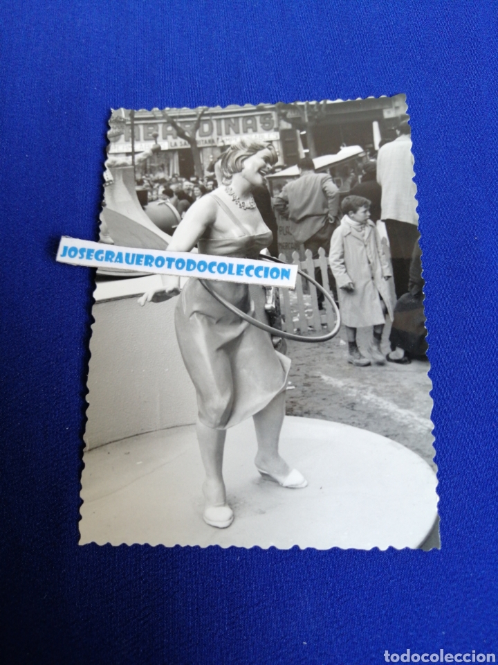 Fotografia antiga: FALLA MERCADO CENTRAL A&Ntilde;O 1959 FOTOGRAF&Iacute;A ANTIGUA CON SELLO FOT&Oacute;GRAFO VALENCIA