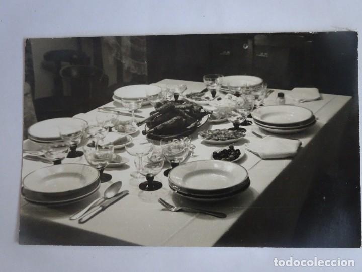 Photographie ancienne: FOTO ANTIGUA ORIGINAL DE &Eacute;POCA, MESA MONTADA , VINTAGE , VER FOTOS