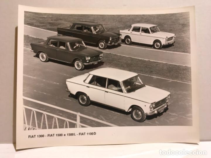 Fotograf&iacute;a antigua: FOTOGRAF&Iacute;A COCHE FIAT 1500 - 1500L - 1100D