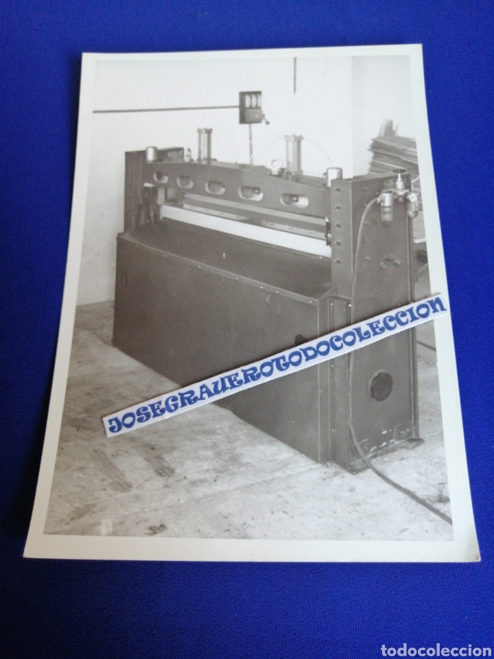 Alte Fotografie: MAQUINARIA ANTIGUA FABRICA FOTOGRAF&Iacute;A