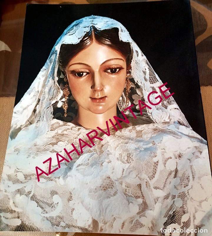 Alte Fotografie: SEMANA SANTA SEVILLA, ESPECTACULAR FOTOGRAFIA, VIRGEN MERCEDES, PUERTA REAL, 20X25 CMS