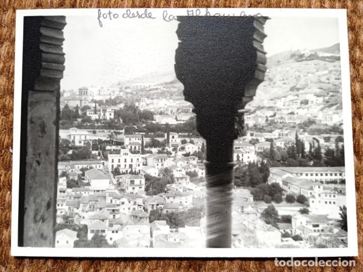 Fotograf&iacute;a antigua: GRANADA DESDE LA ALHAMBRA - Foto 1