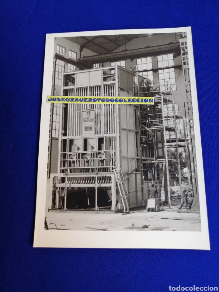 Antique Photography: FABRICA VAYCORA GENERADOR DE VAPOR EL FERROL DEL CAUDILLO FOTOGRAF&Iacute;A ANTIGUA